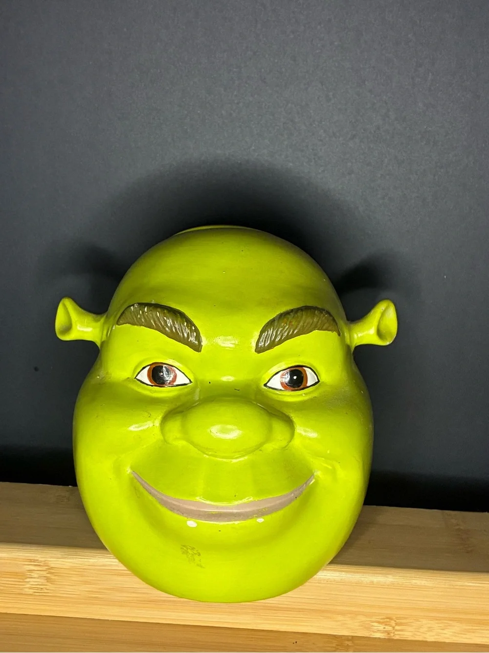 Vintage 2004 Ceramic Shrek Cookie Jar